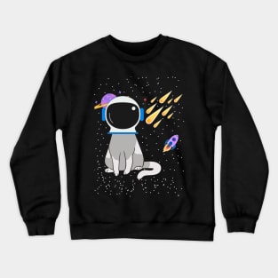 Space Cat Crewneck Sweatshirt